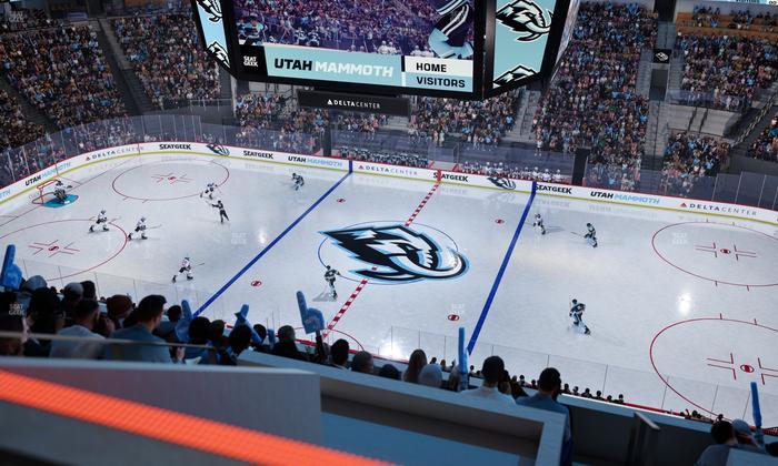 Delta Center - Section 130 Seat View