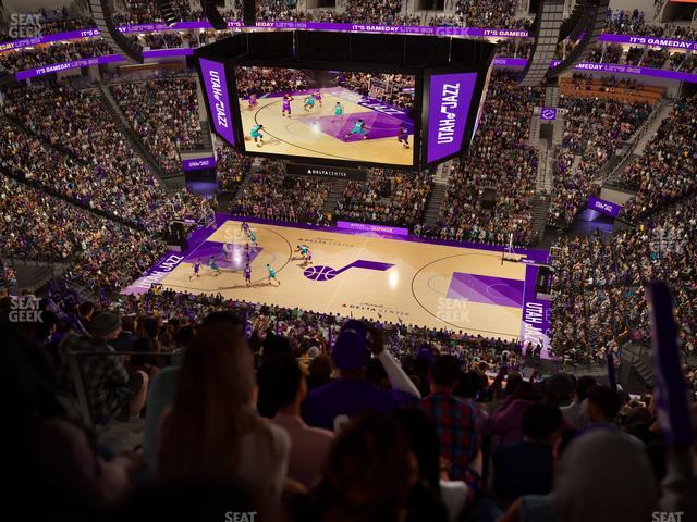 Delta Center - Section 130 Seat View Delta Center - Section 130 Seat View