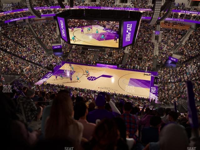 Delta Center - Section 130 Seat View