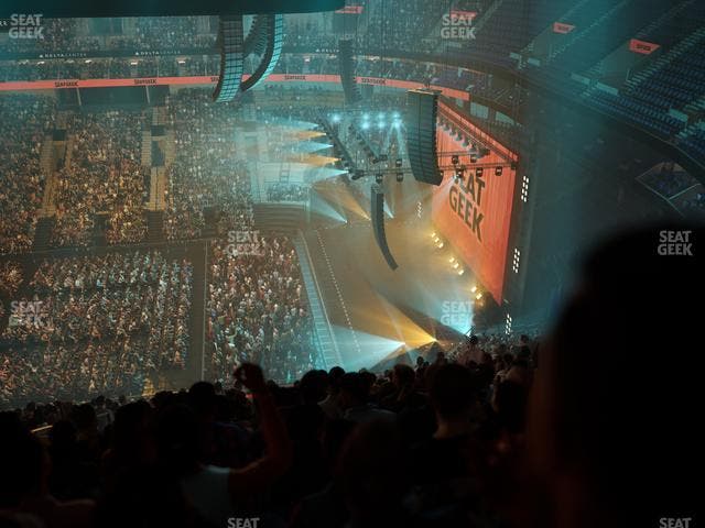 Delta Center - Section 130 Seat View