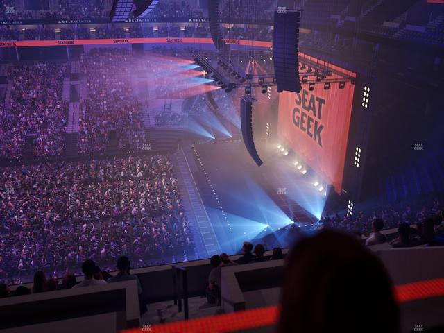 Delta Center - Section 130 Seat View