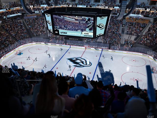 Delta Center - Section 130 Seat View