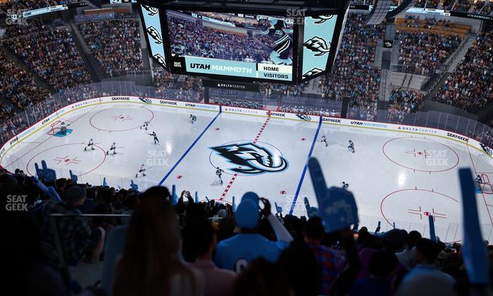 Delta Center - Section 130 Seat View