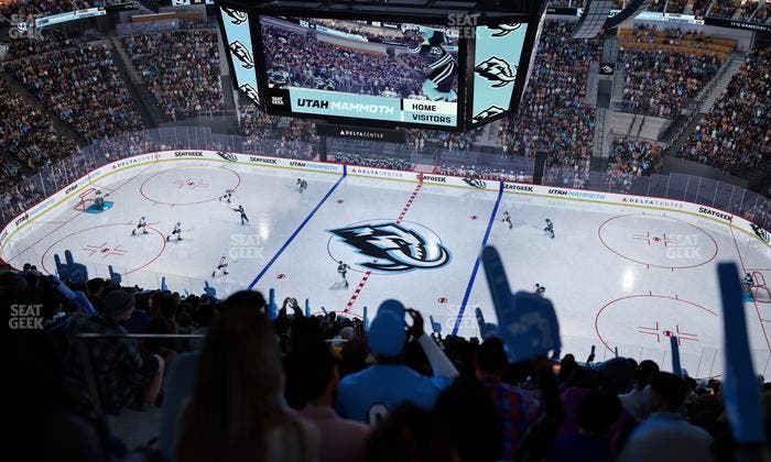 Delta Center - Section 130 Seat View