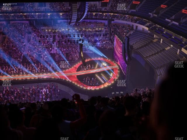 Delta Center - Section 130 Seat View