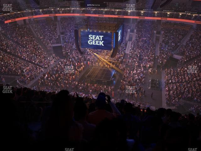 Delta Center - Section 130 Seat View