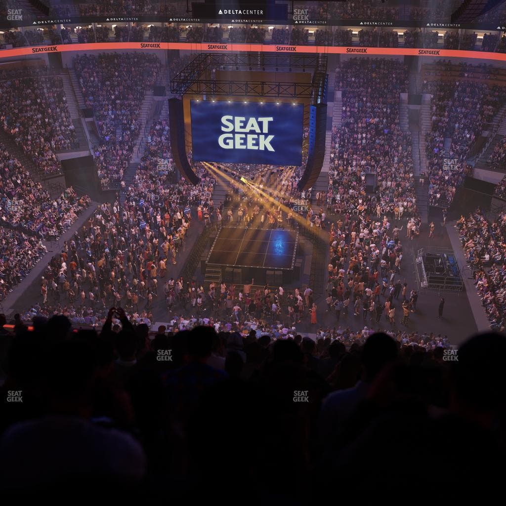 Delta Center - Section 131 Seat View