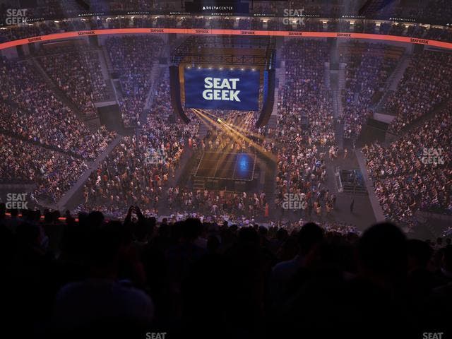 Delta Center - Section 131 Seat View