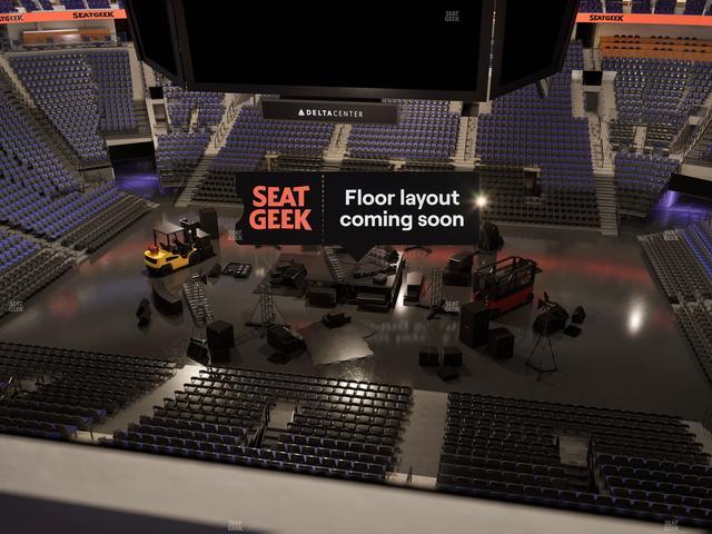 Delta Center - Section 131 Seat View