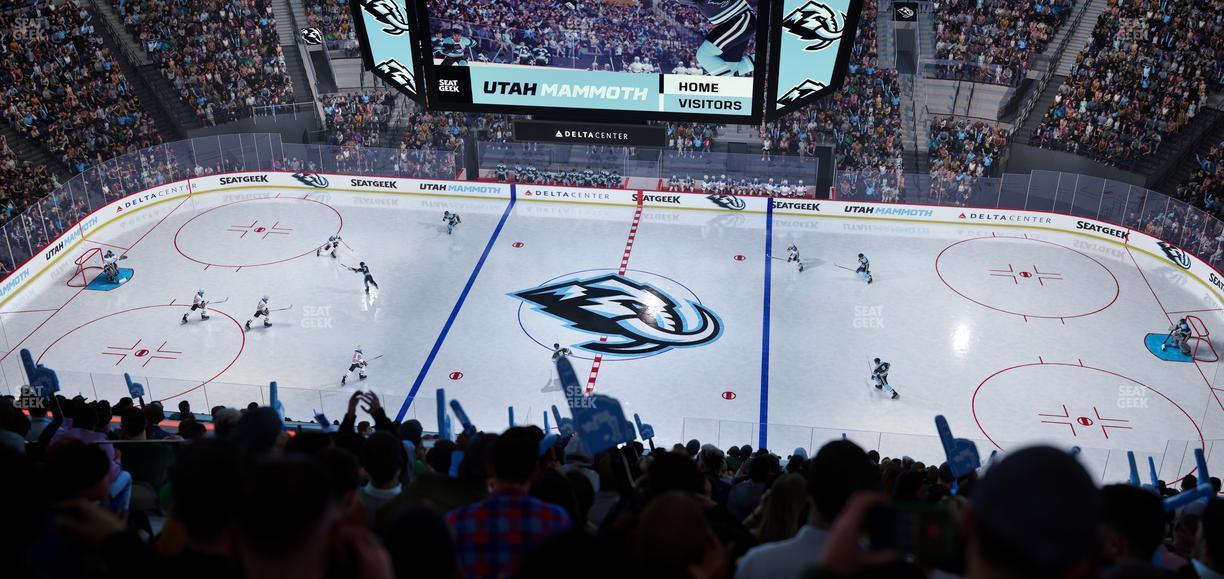 Delta Center - Section 131 Seat View