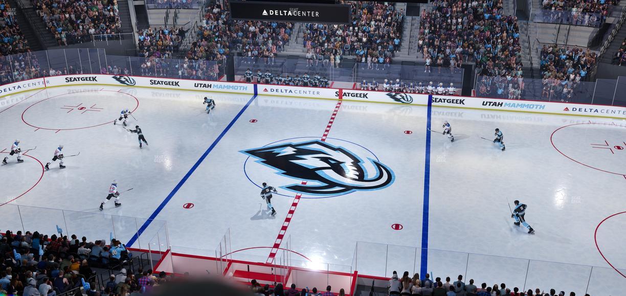 Delta Center - Section 131 Seat View