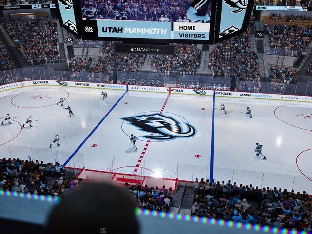 Delta Center - Section 131 Seat View