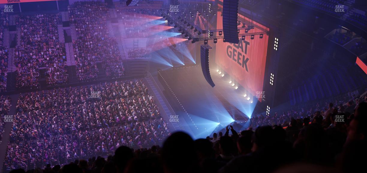 Delta Center - Section 131 Seat View