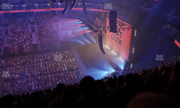 Delta Center - Section 131 Seat View