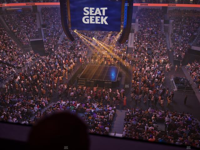 Delta Center - Section 131 Seat View