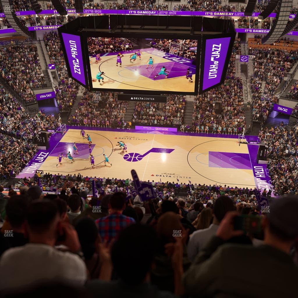 Delta Center - Section 131 Seat View