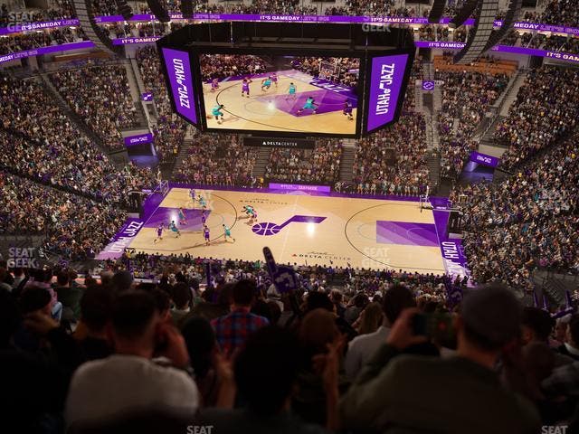 Delta Center - Section 131 Seat View