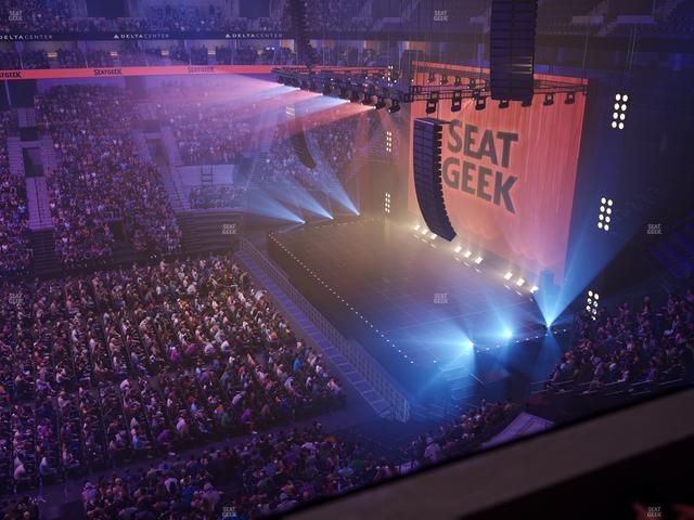 Delta Center - Section 131 Seat View