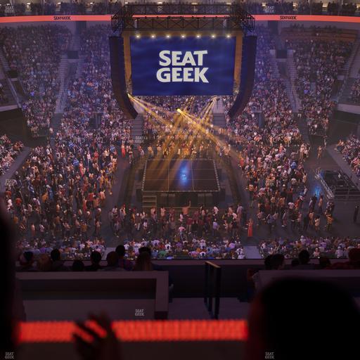 Delta Center - Section 132 Seat View