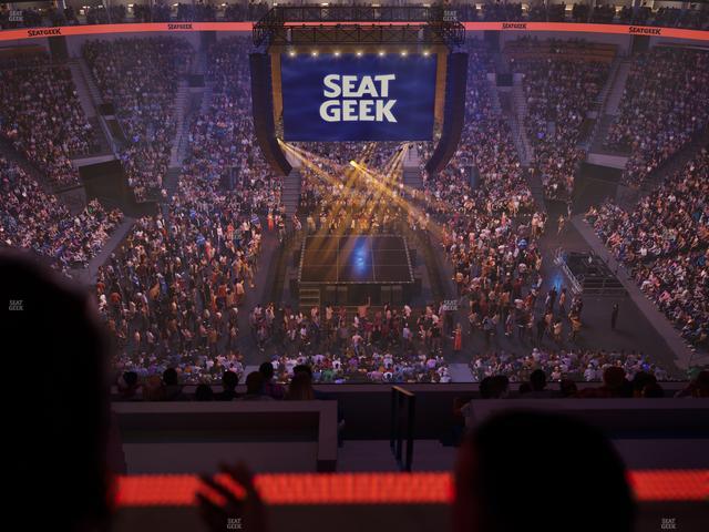 Delta Center - Section 132 Seat View