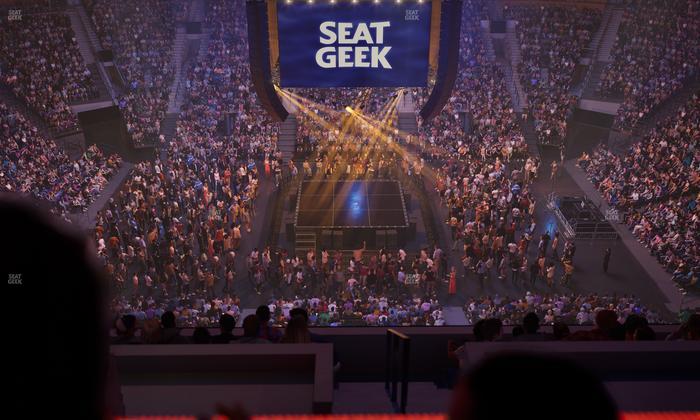 Delta Center - Section 132 Seat View