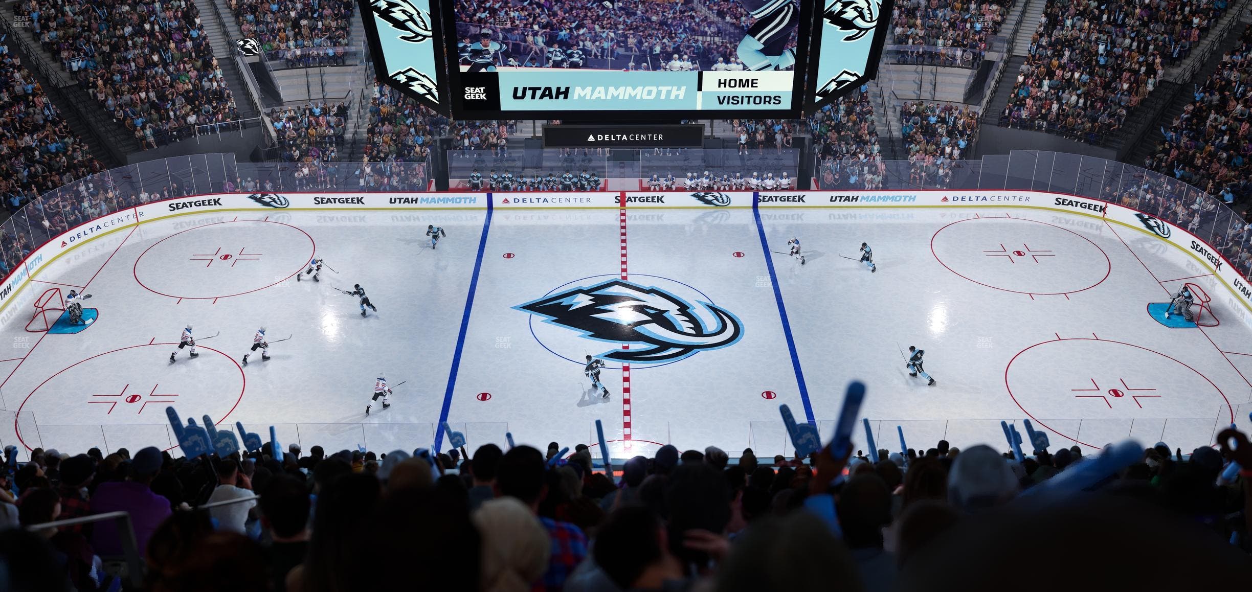 Delta Center - Section 132 Seat View