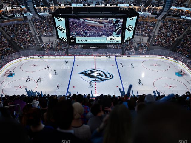 Delta Center - Section 132 Seat View