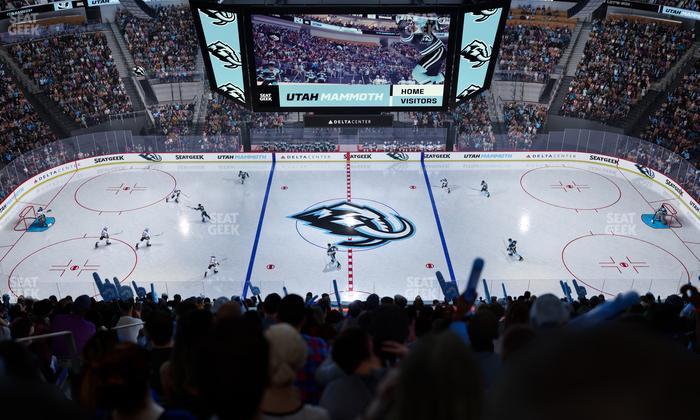 Delta Center - Section 132 Seat View