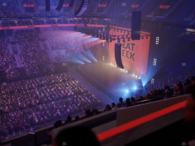 Delta Center - Section 132 Seat View