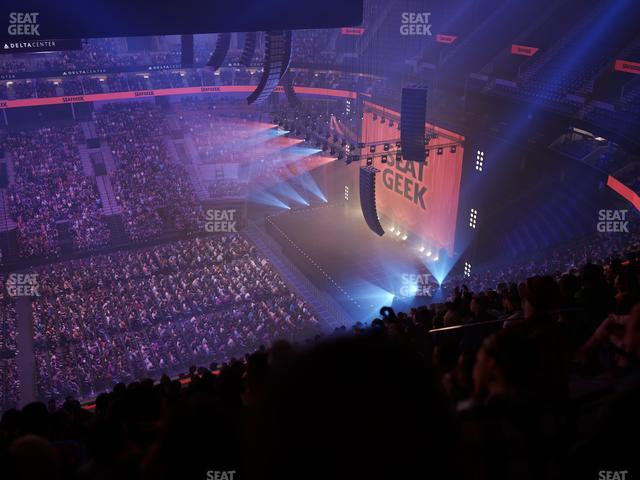 Delta Center - Section 132 Seat View