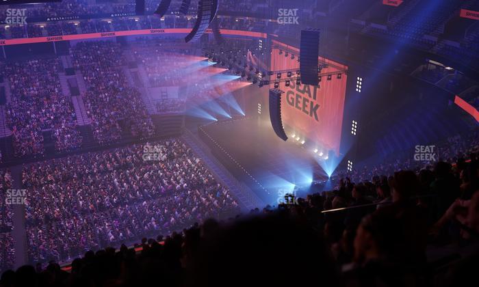 Delta Center - Section 132 Seat View