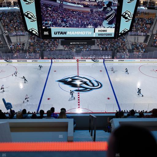 Delta Center - Section 132 Seat View