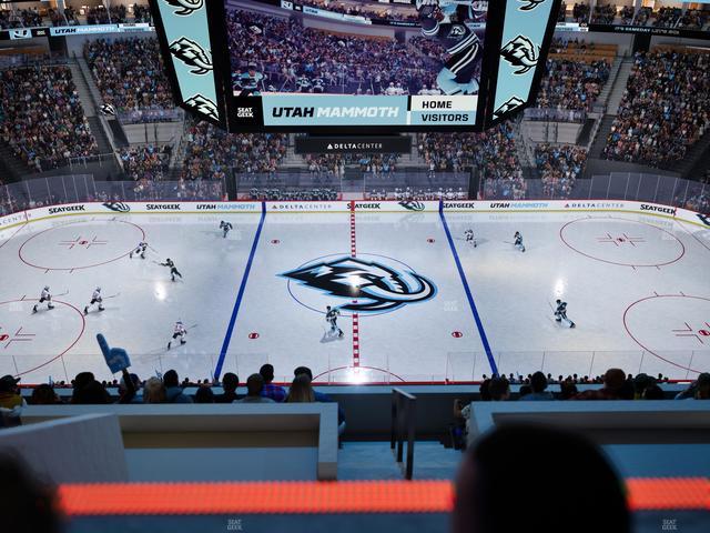 Delta Center - Section 132 Seat View