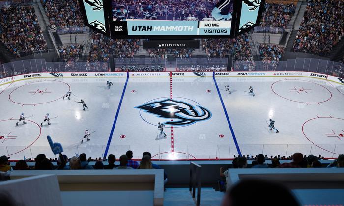 Delta Center - Section 132 Seat View