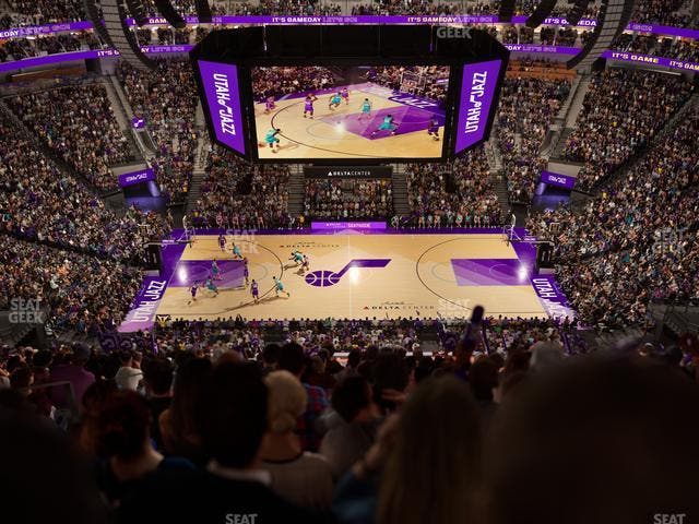 Delta Center - Section 132 Seat View