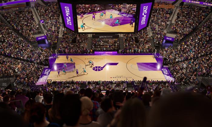 Delta Center - Section 132 Seat View