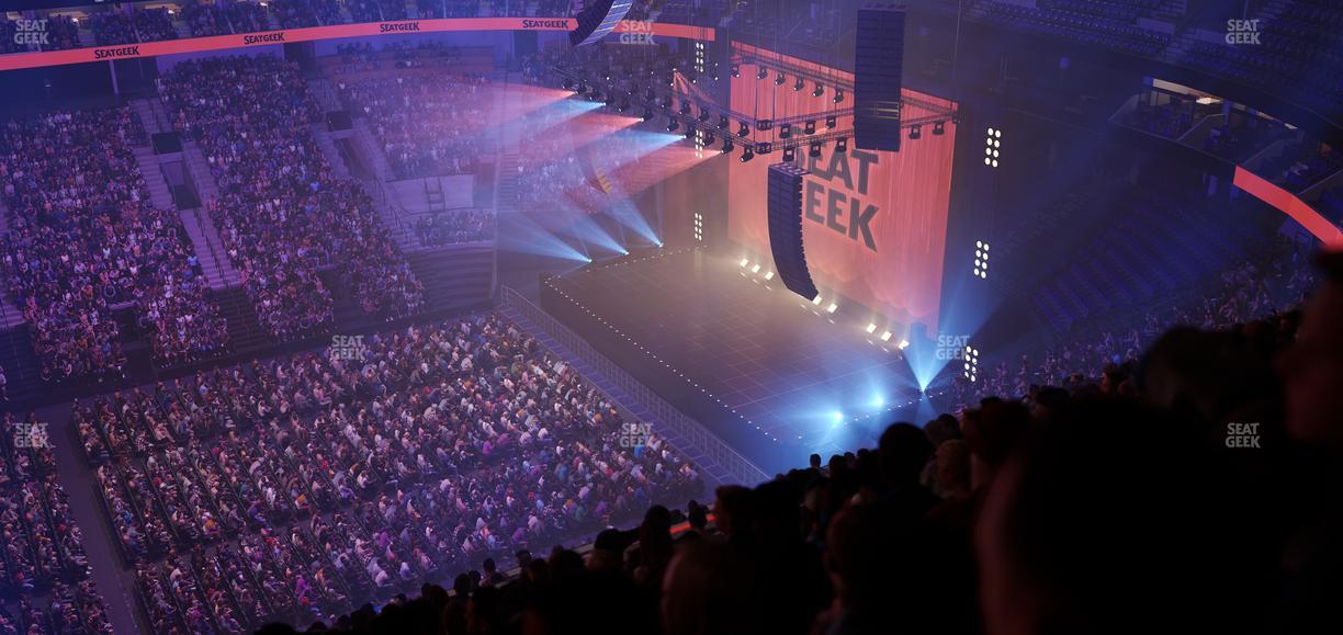 Delta Center - Section 133 Seat View