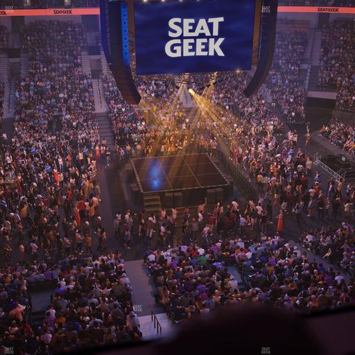Delta Center - Section 133 Seat View