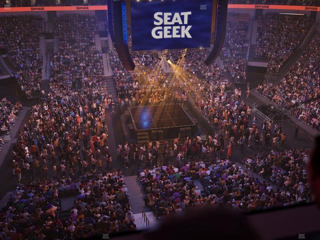 Delta Center - Section 133 Seat View