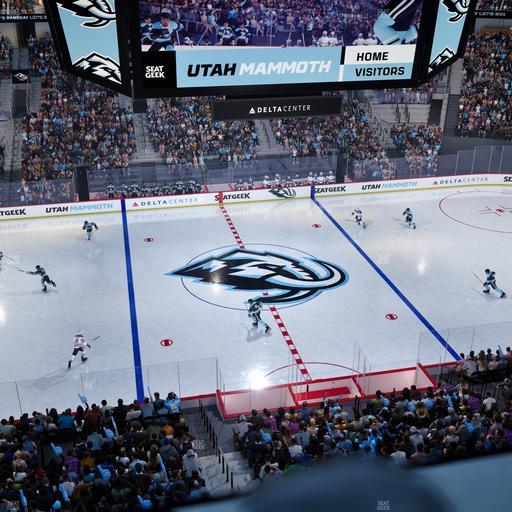 Delta Center - Section 133 Seat View