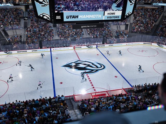 Delta Center - Section 133 Seat View