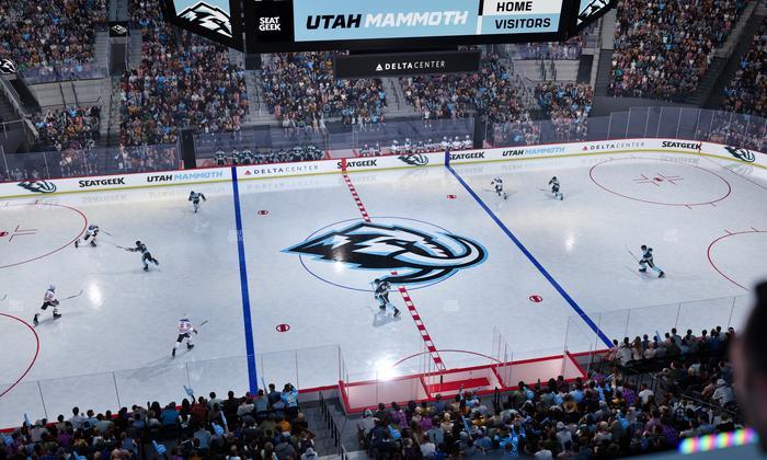 Delta Center - Section 133 Seat View