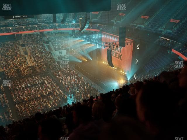 Delta Center - Section 133 Seat View