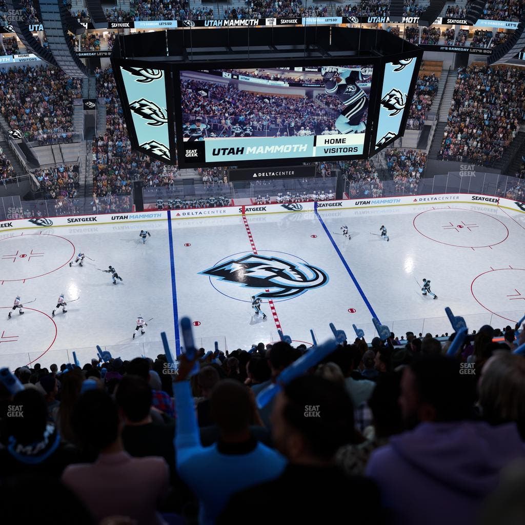 Delta Center - Section 133 Seat View