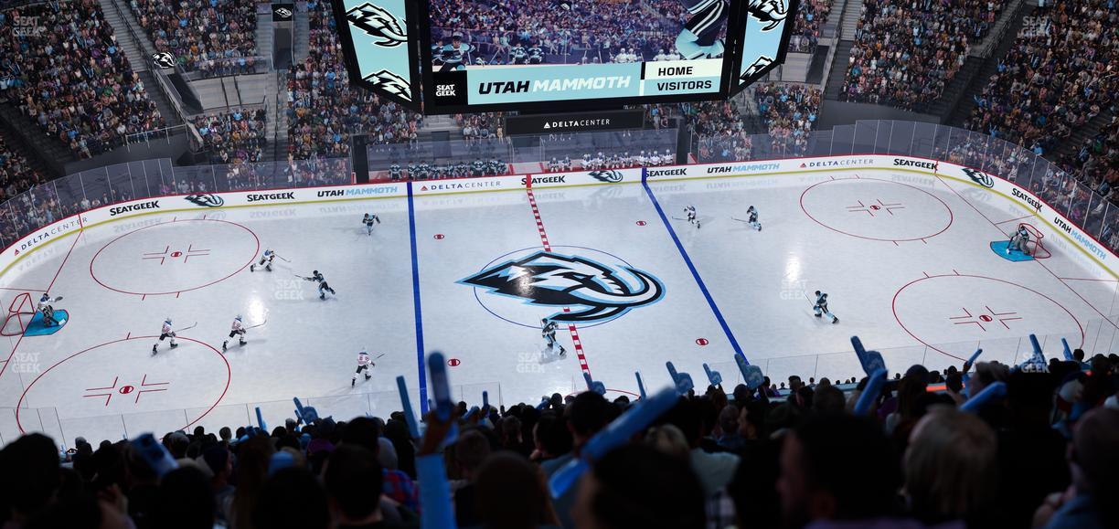 Delta Center - Section 133 Seat View