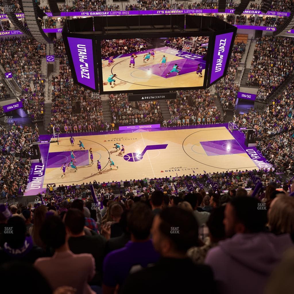 Delta Center - Section 133 Seat View