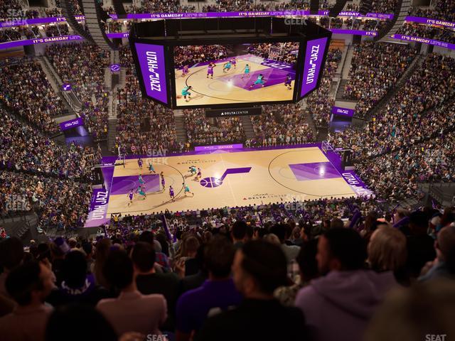 Delta Center - Section 133 Seat View Delta Center - Section 133 Seat View