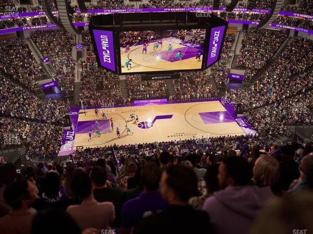 Delta Center - Section 133 Seat View