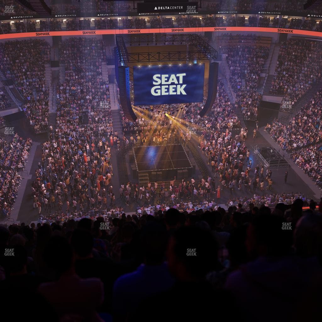 Delta Center - Section 133 Seat View