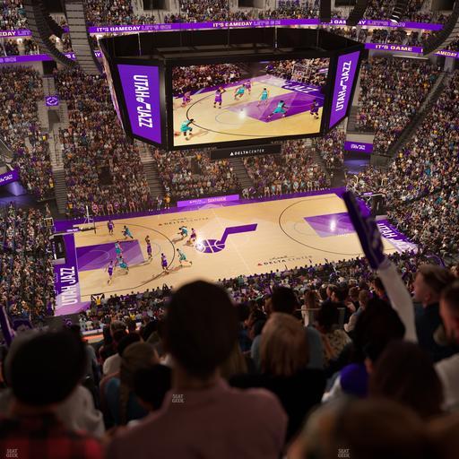 Delta Center - Section 134 Seat View